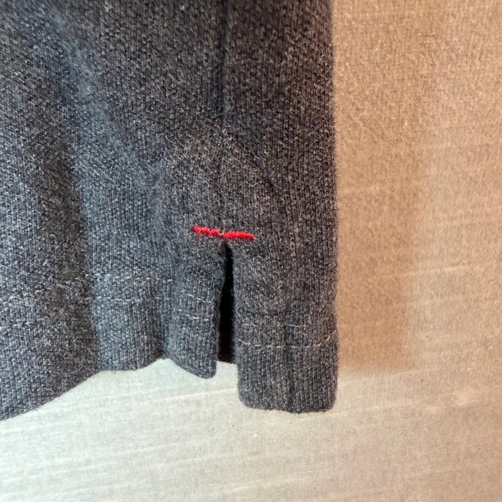 Tommy Hilfiger Polo‎ Shirt XL Gray 85 Logo Preppy Streetwear Cotton Top - Picture 8 of 11